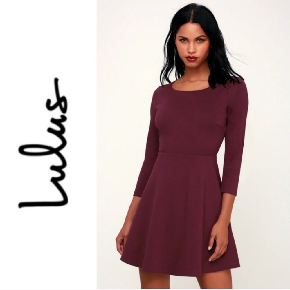 Lulu's Felicity‎ Backless Lace Dress - Size L